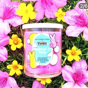 Bath & Body Works Peeps Pink Spring Candle
